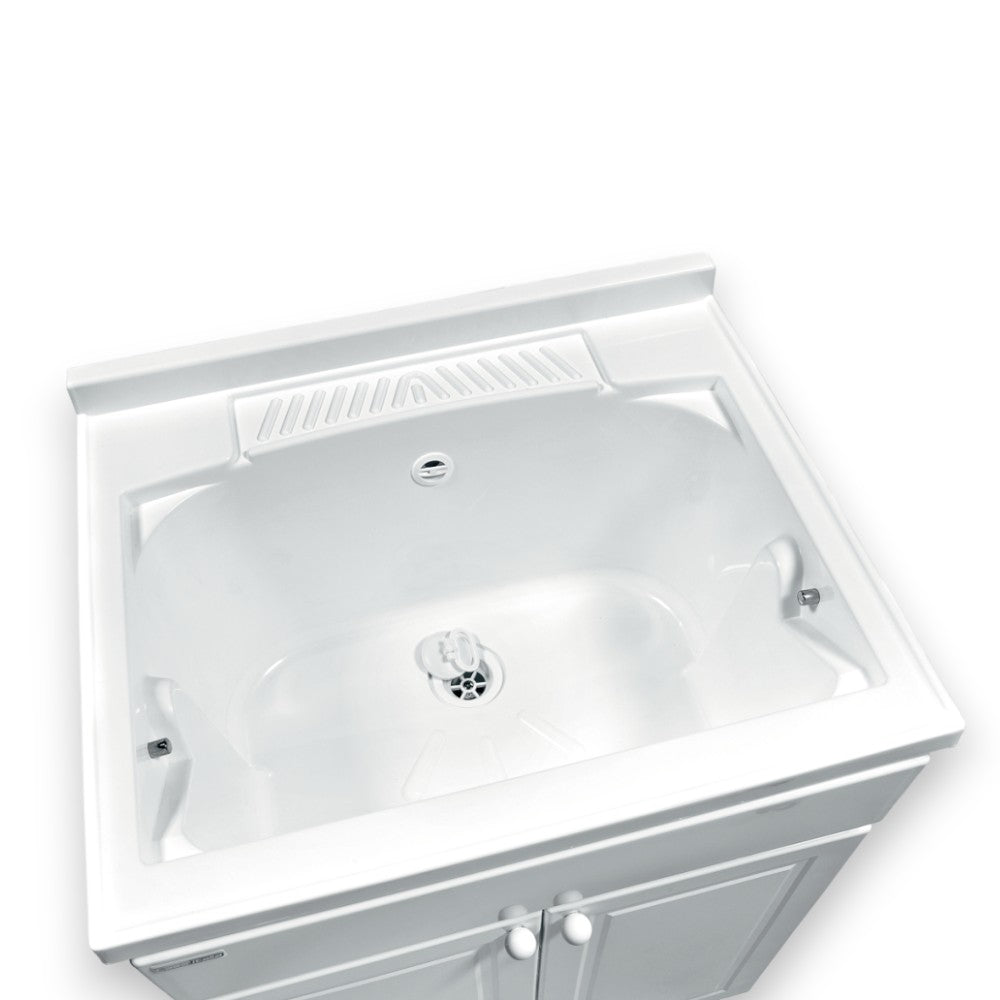 Meuble lavabo 2 portes 60x50xH84 cm