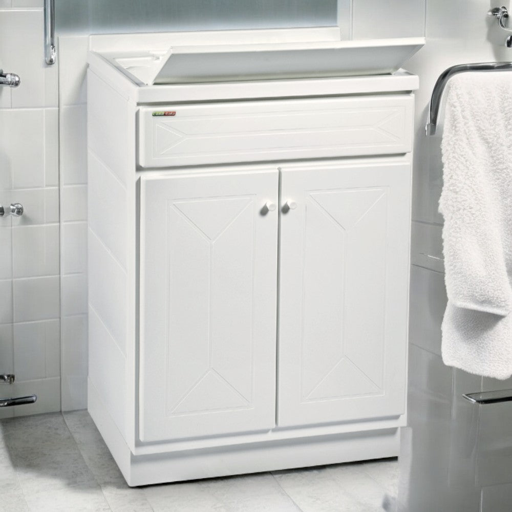 Meuble lavabo 2 portes 60x50xH84 cm