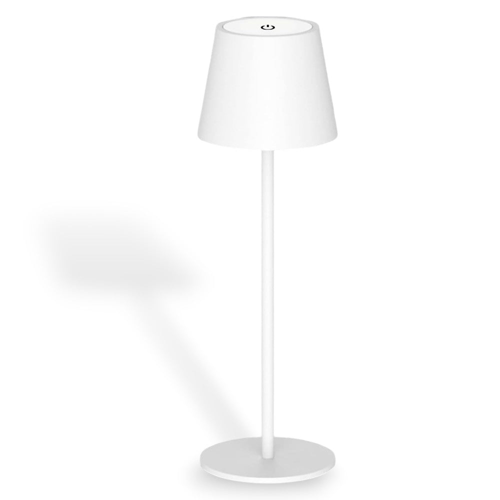 Lampe de table LED rechargeable blanche - mm.105x360h.