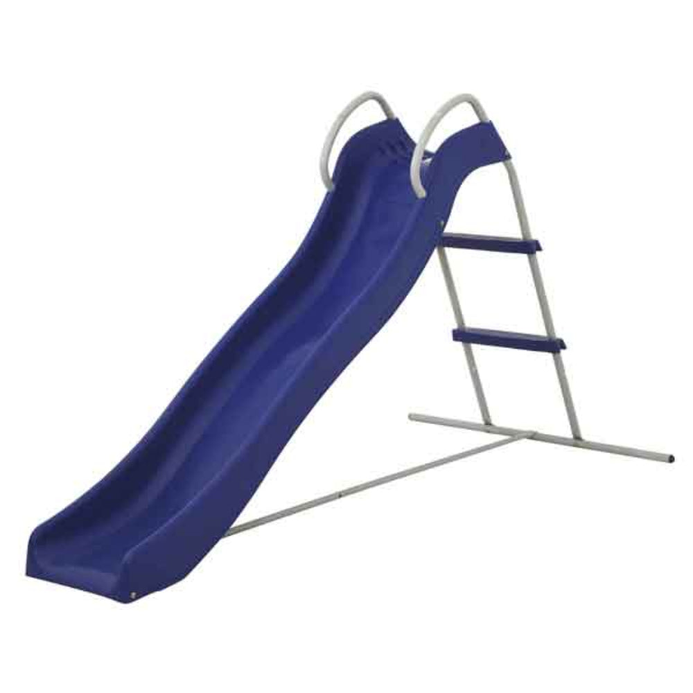 Toboggan 185x95xH105 cm en acier pour enfant 3-7 ans pour jardin