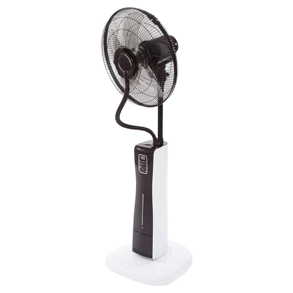 Nebula Fan Plus Ventilateur évaporatif numérique à 5 pales avec roues et réservoir d'eau