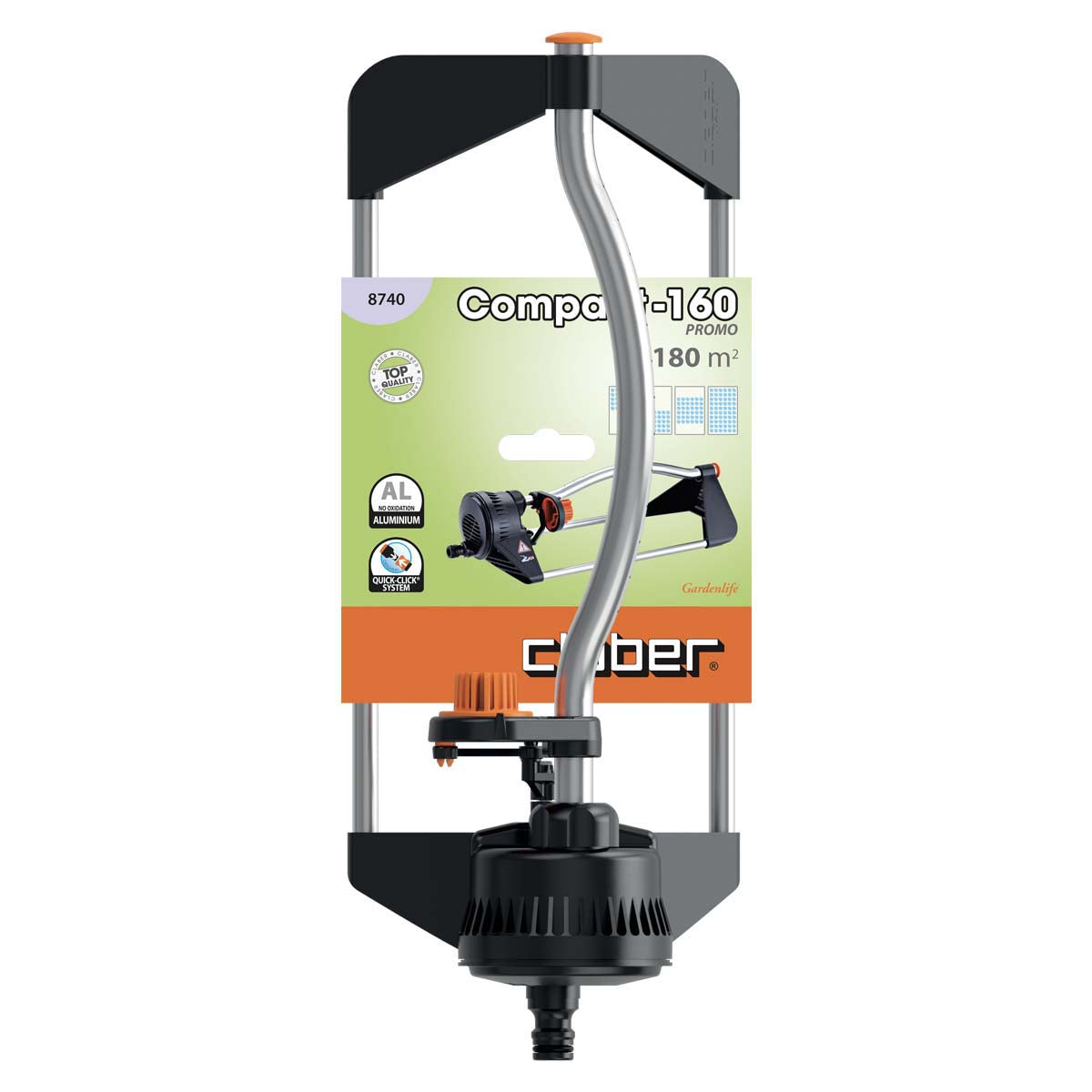 Arroseur oscillant compact à effet pluie pour jardins CLABER 8740 