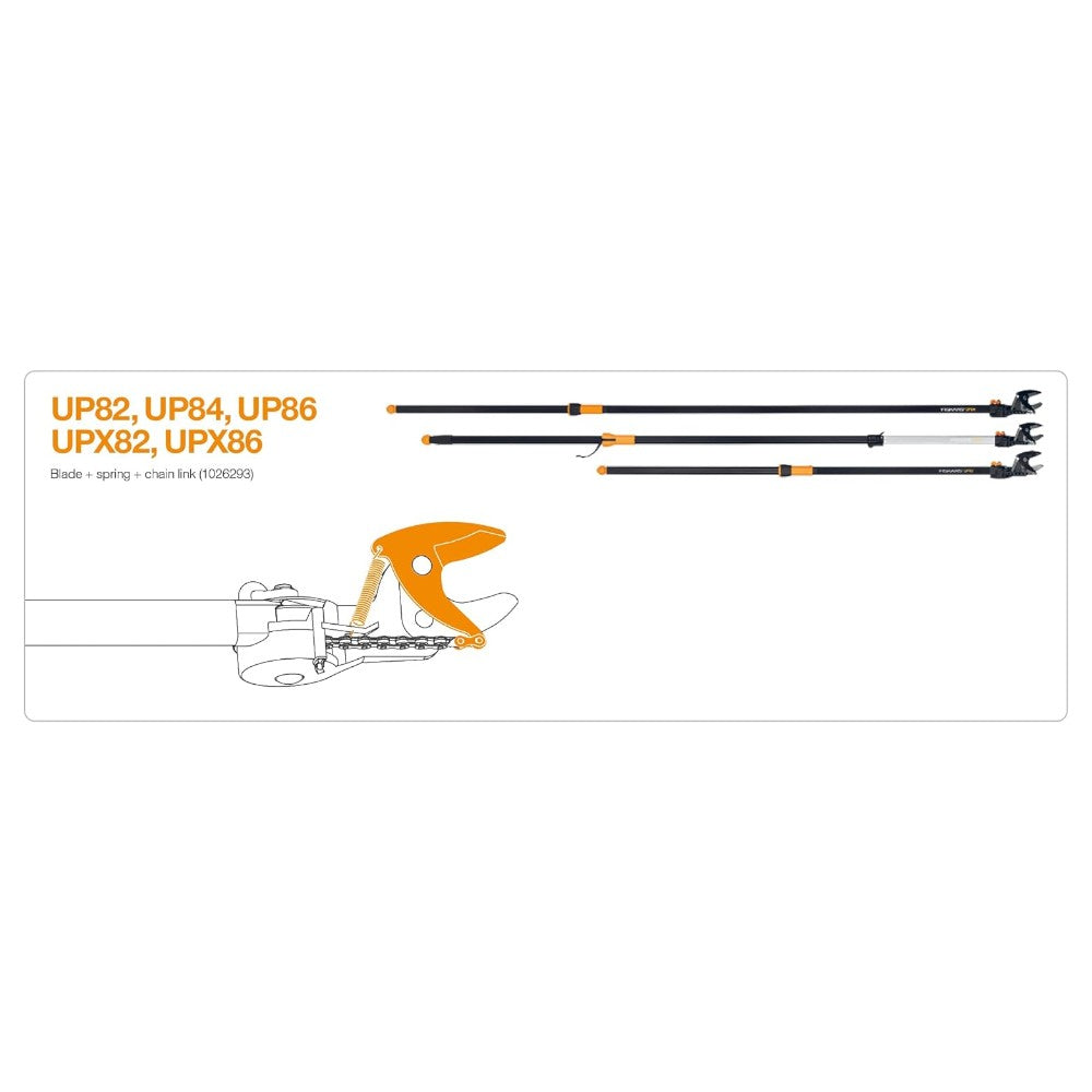 Set ricambi Lama, Molla, Falsa Maglia per svettatoi universal cutter Up86 Up84 Up82 Upx82-86 FISKARS