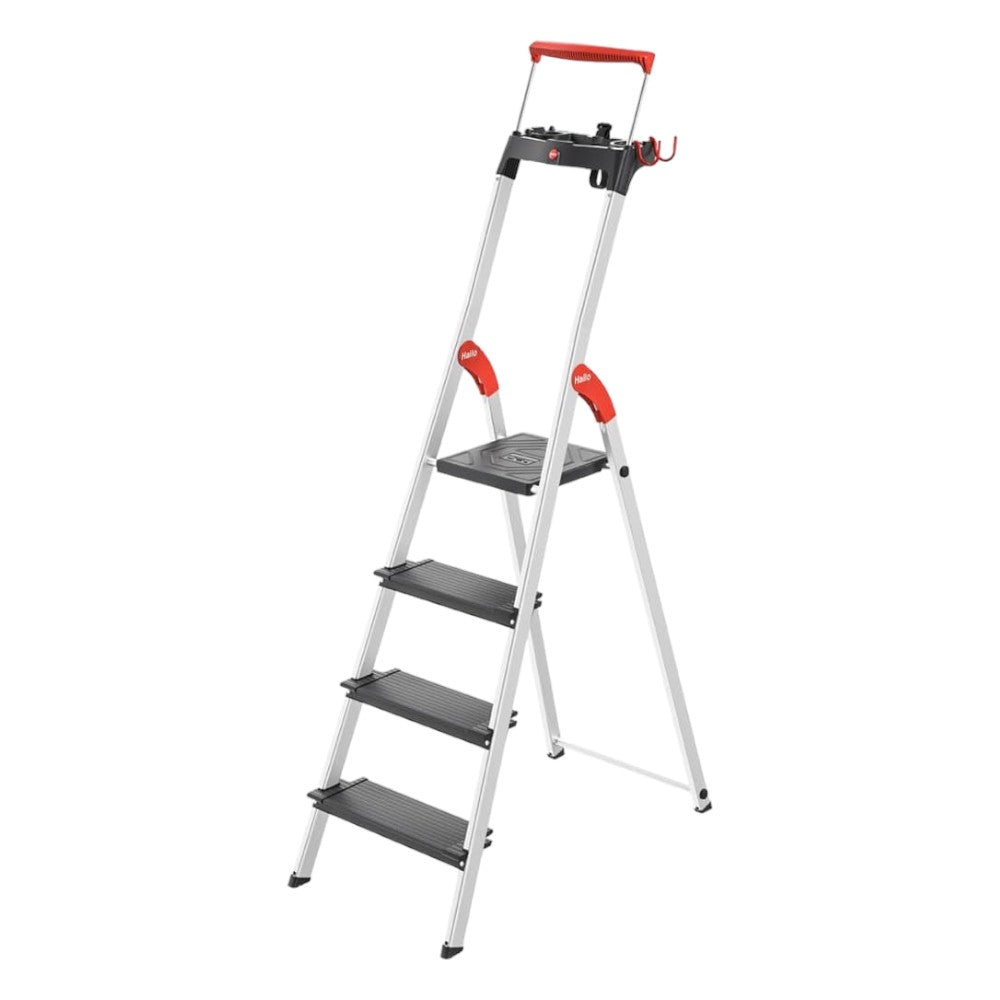 Kit de 4 pieds de remplacement avec supports de fixation pour escabeaux Hailo