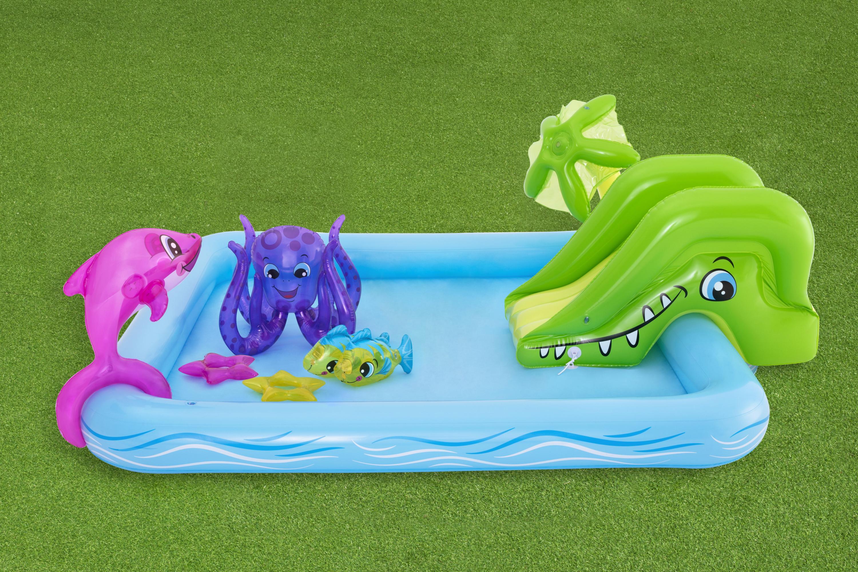 Piscine gonflable Aquarium fantastique centre de jeu Aquarium Bestway 53052 