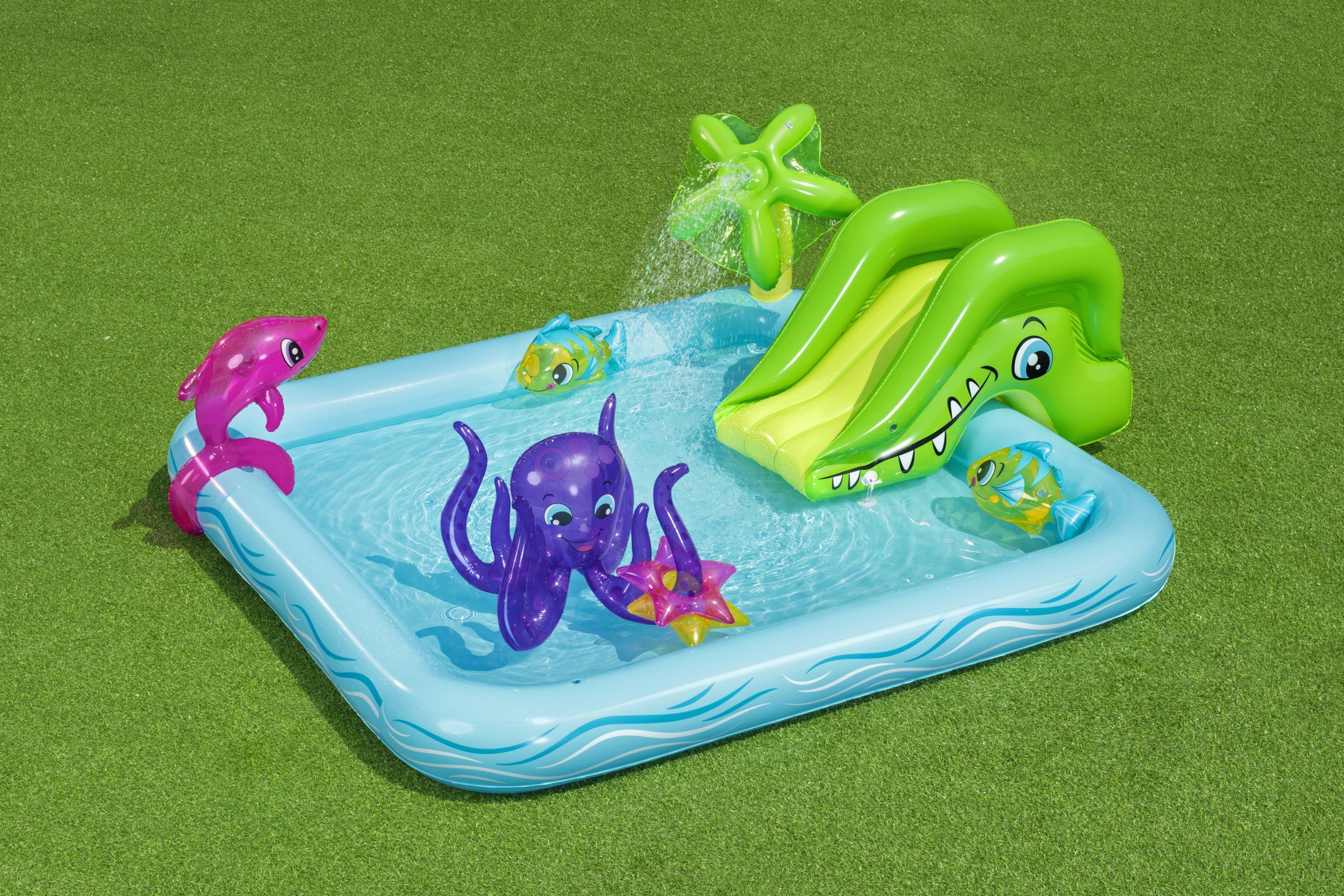 Piscine gonflable Aquarium fantastique centre de jeu Aquarium Bestway 53052 