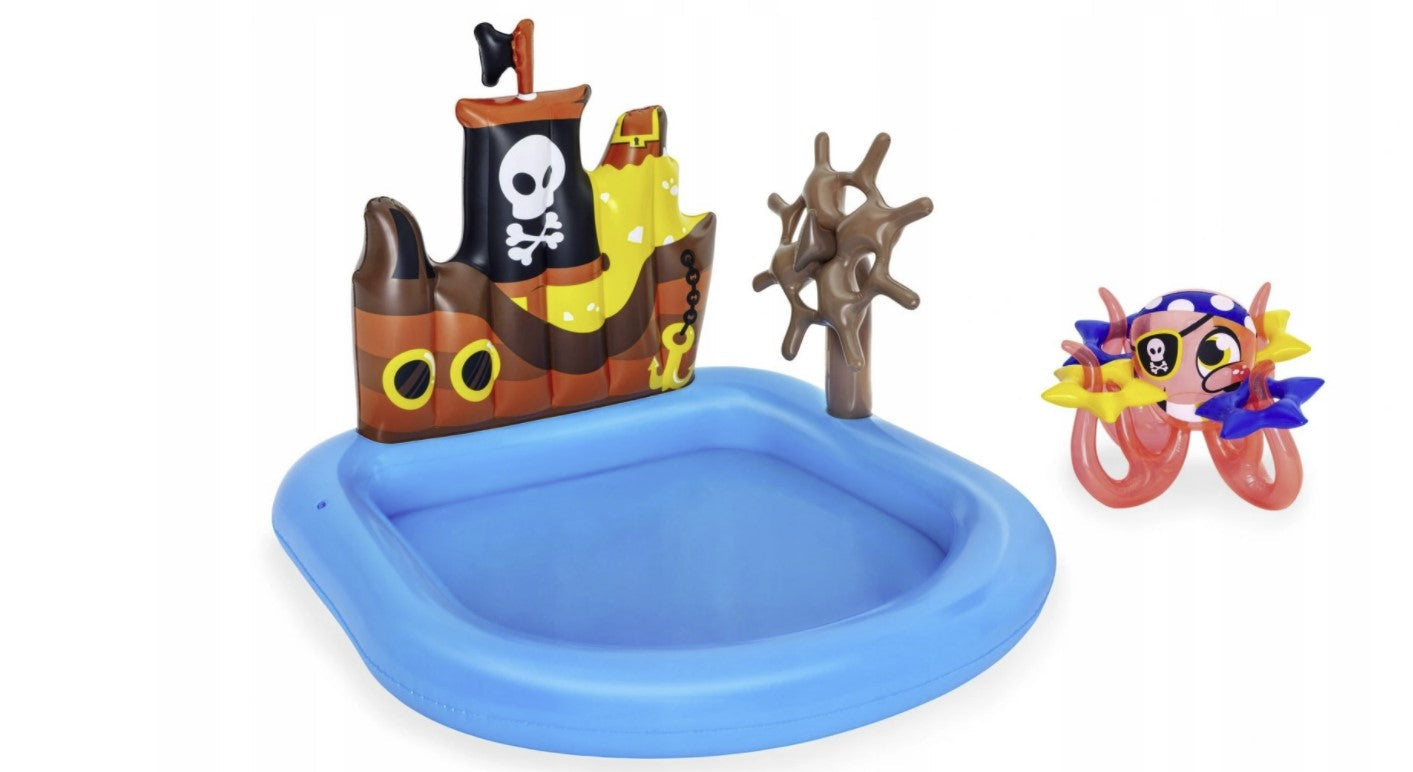 Piscine gonflable Play Center bateau pirate BESTWAY 52211