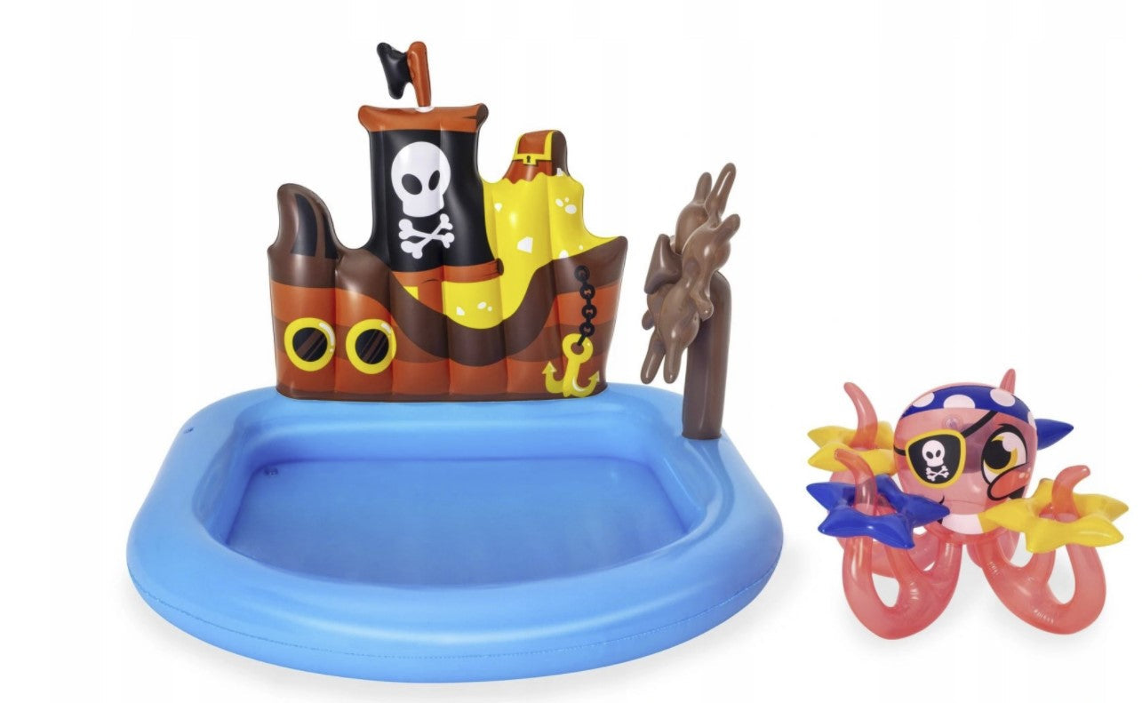 Piscine gonflable Play Center bateau pirate BESTWAY 52211