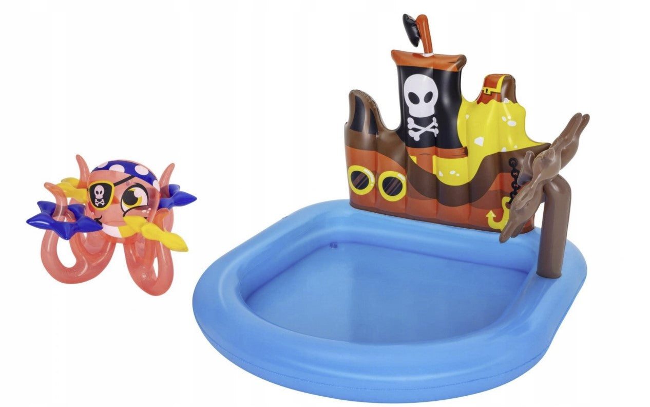 Piscine gonflable Play Center bateau pirate BESTWAY 52211