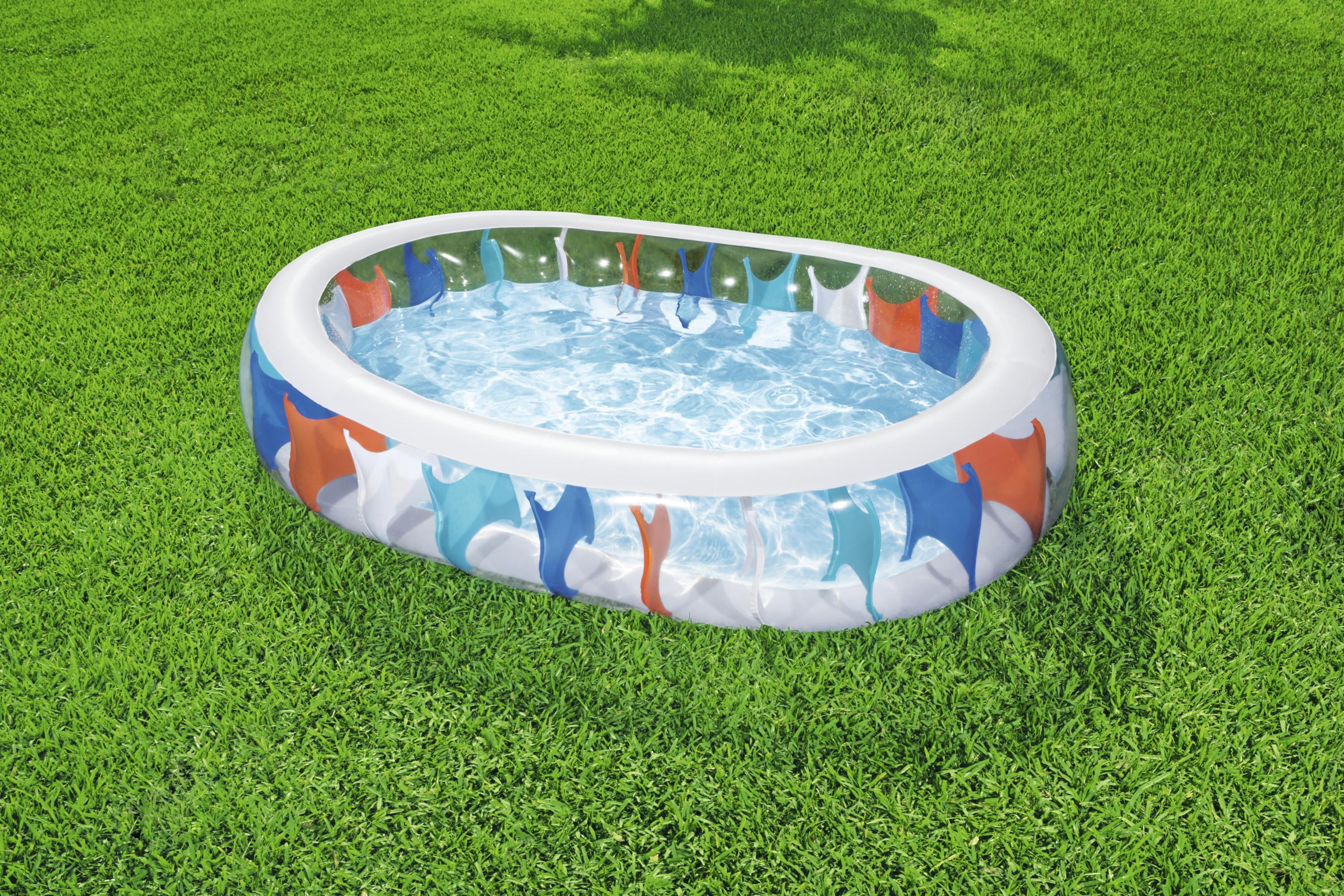 Piscine gonflable elliptique ovale familiale Bestway 54066