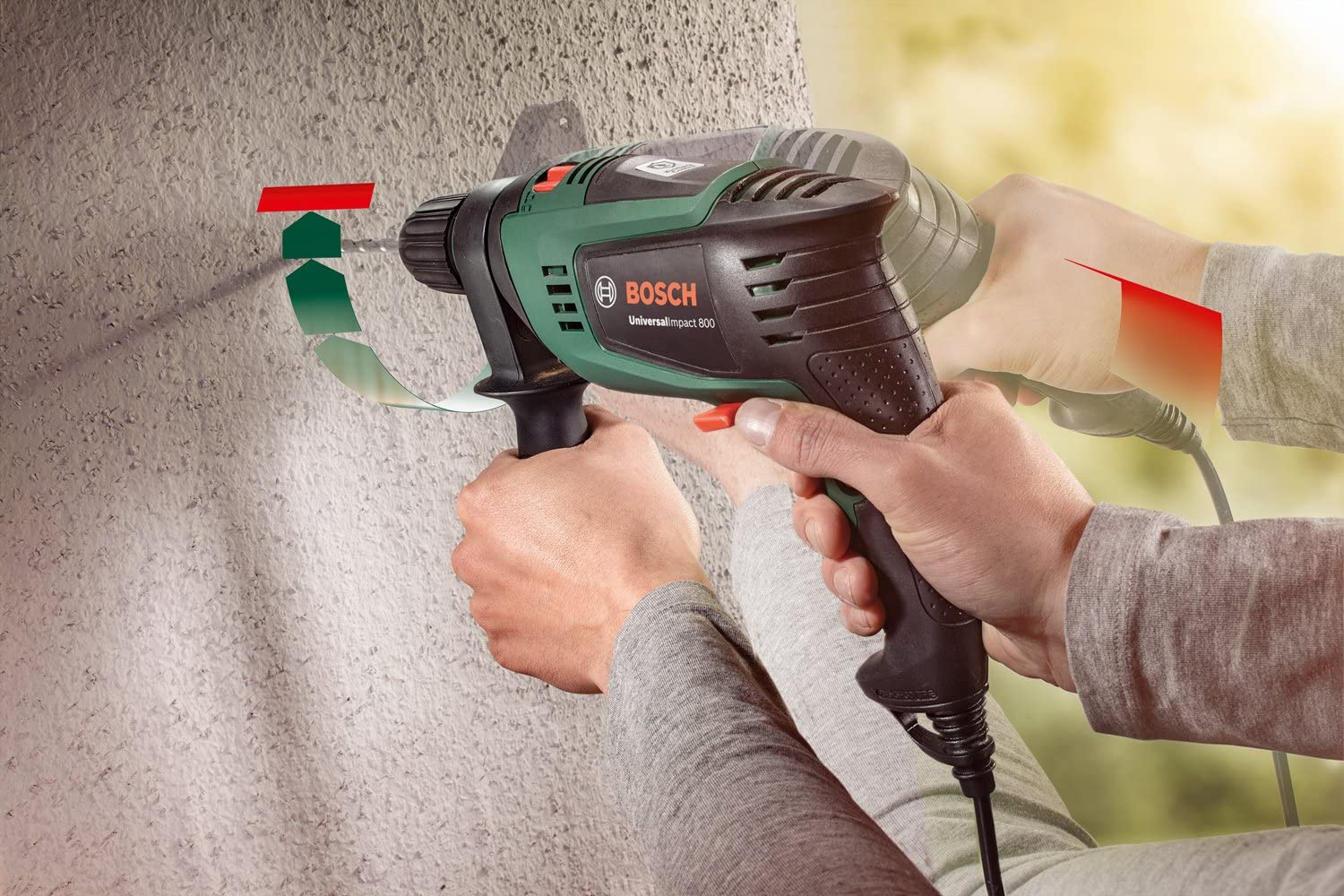 Perceuse à percussion avec fonction KickBack Control BOSCH Universal Impact 800 