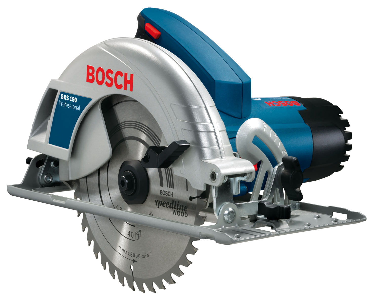 Scie circulaire filaire 1.400W lame 190mm BOSCH Professional GKS190
