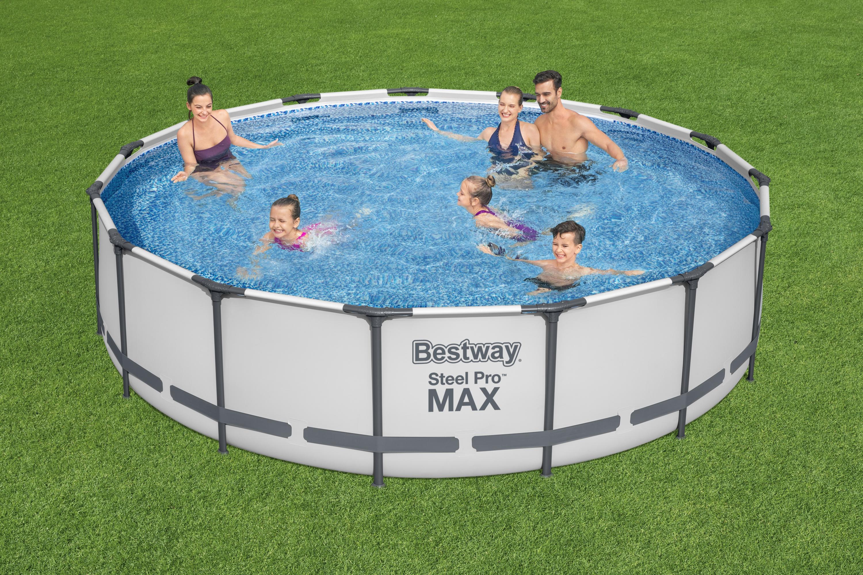 Piscine à structure ronde Steel Pro MAX 457x107 cm Bestway 56488