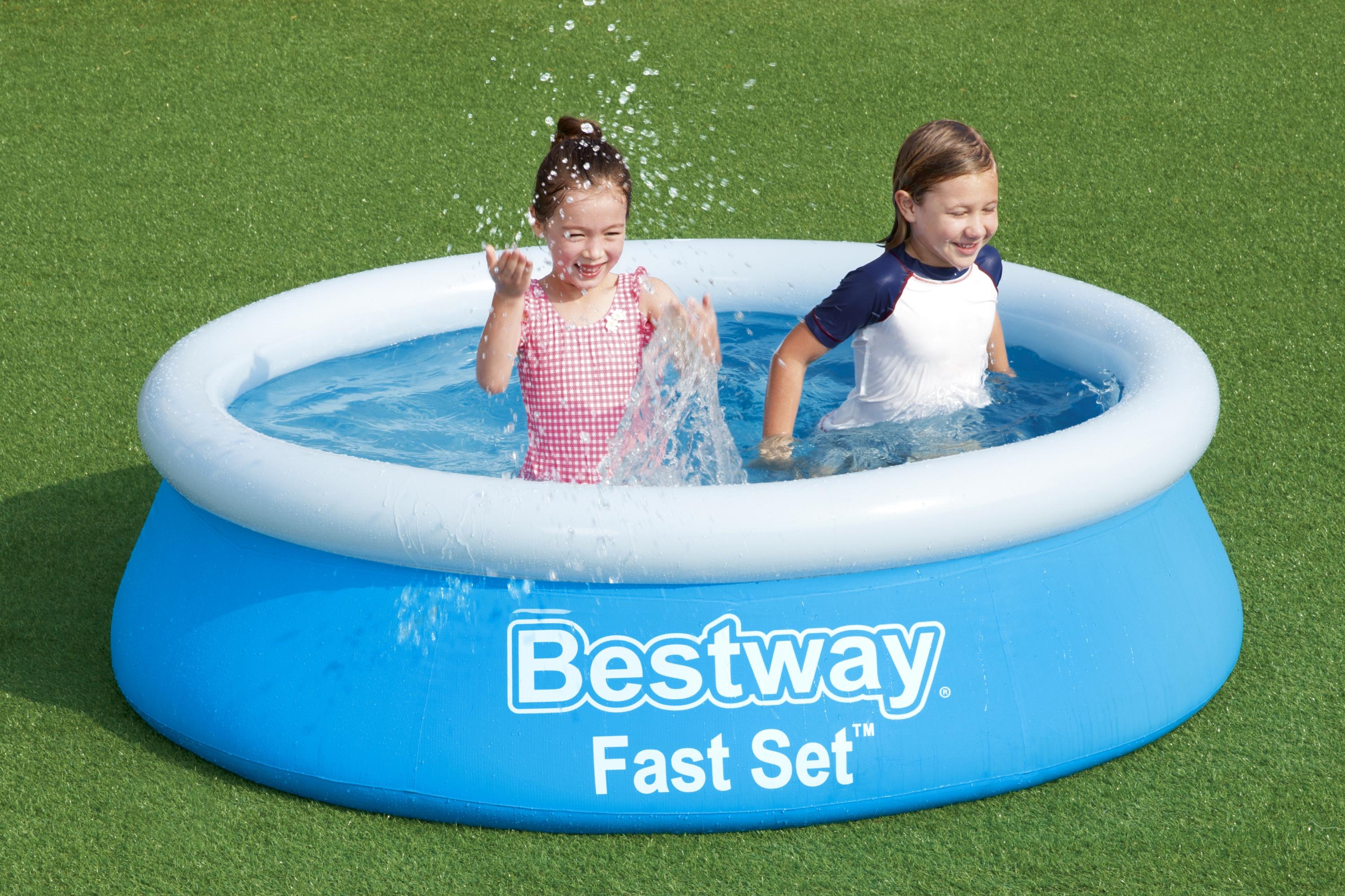 Piscine ronde autoportante avec anneau à réglage rapide Bestway 57392
