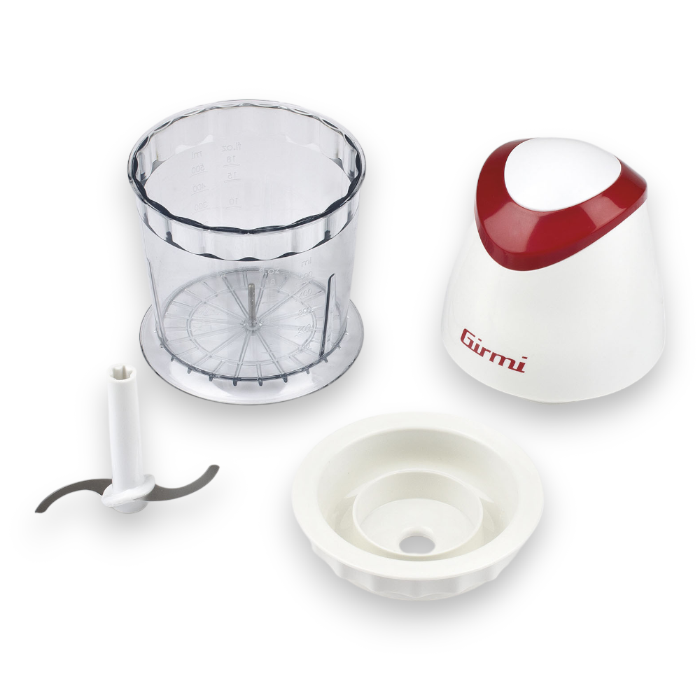 Hachoir électrique à pression 500 ml avec lames en acier inoxydable GIRMI TR01 