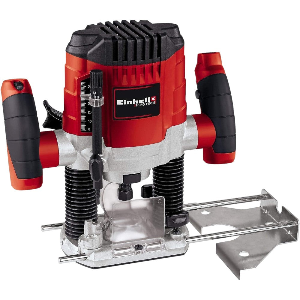 Fresatrice verticale 1100W con controllo della velocità e guida di taglio EINHELL TC-RO1155 E