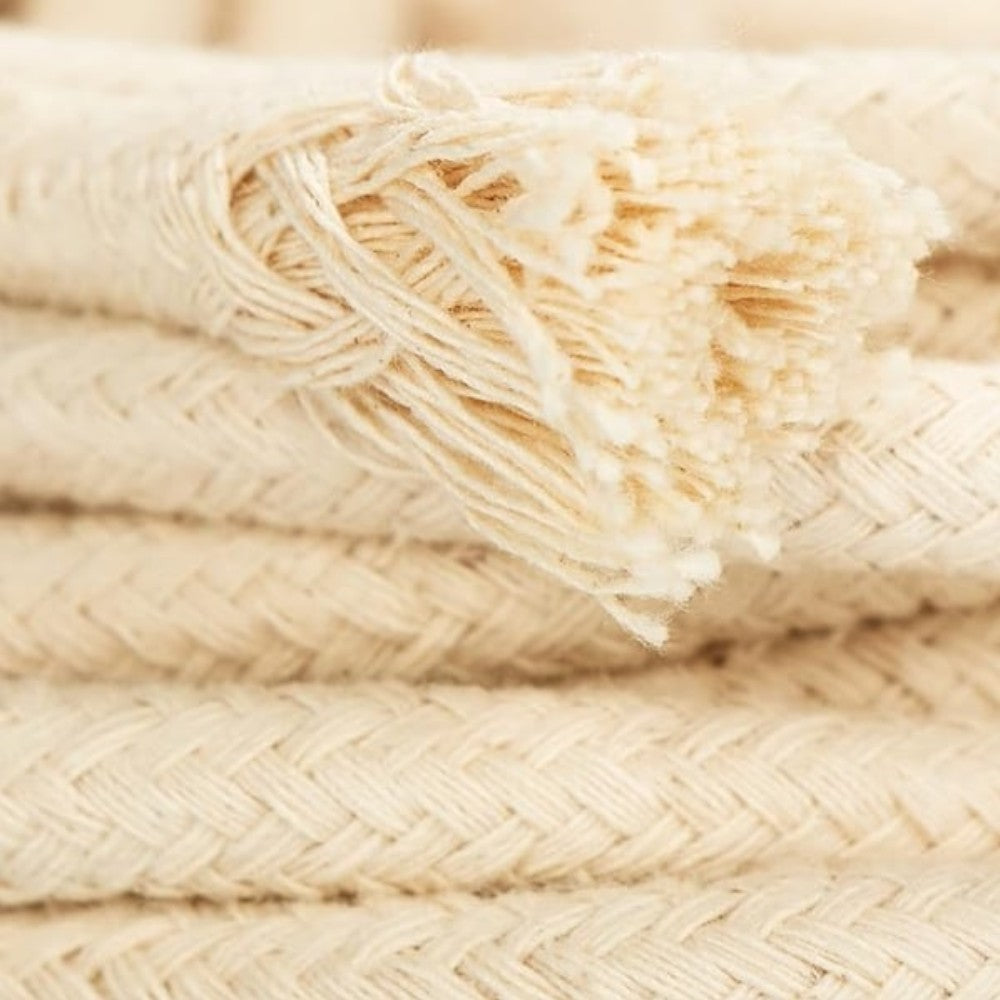 Mèche en coton pour torches anti-moustiques en bambou 20 cm pour l'extérieur