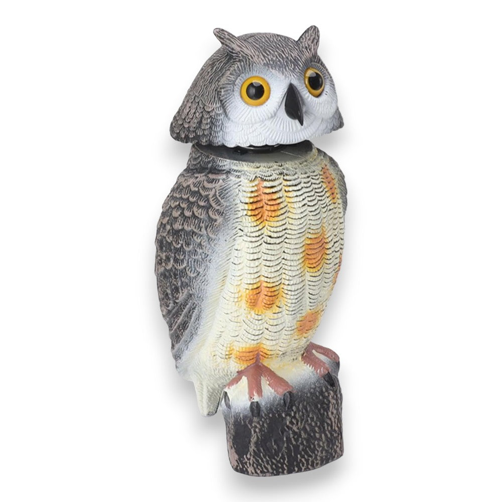 Gufo spaventapasseri 42 cm per uccelli esterno