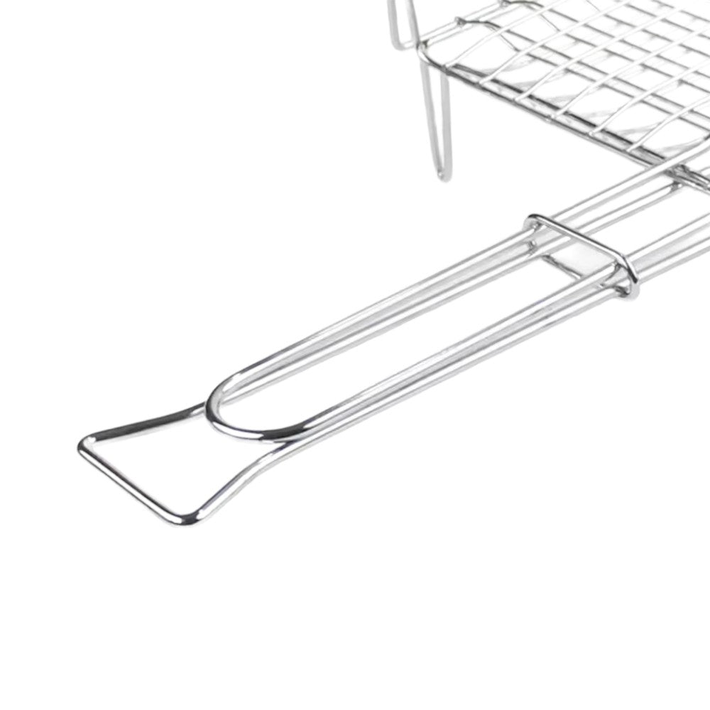 Grille double arrondie pour barbecues en acier