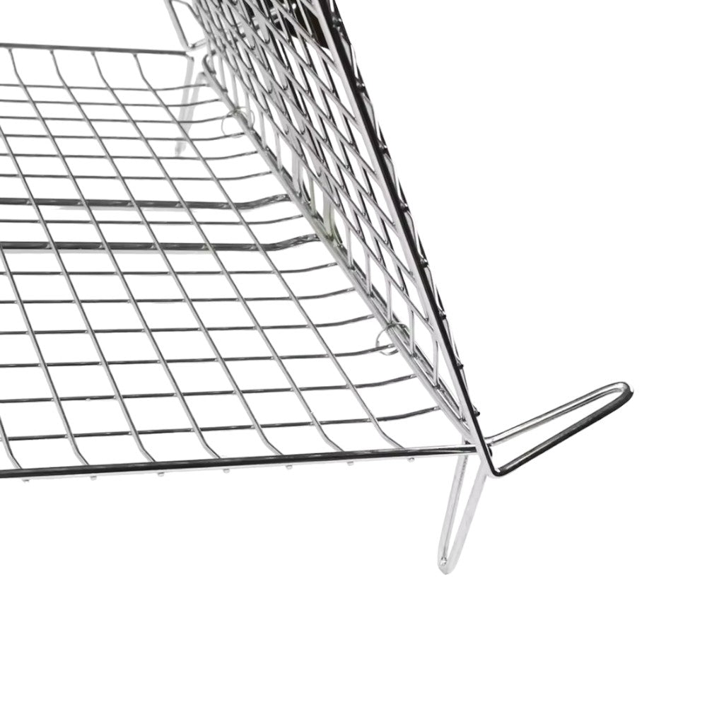 Grille double arrondie pour barbecues en acier