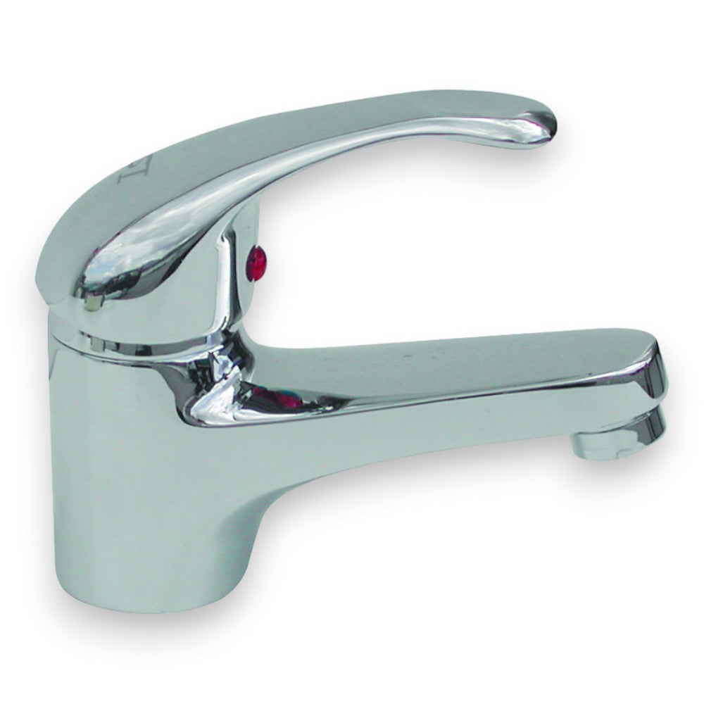 Mitigeur monocommande de lavabo en laiton chromé