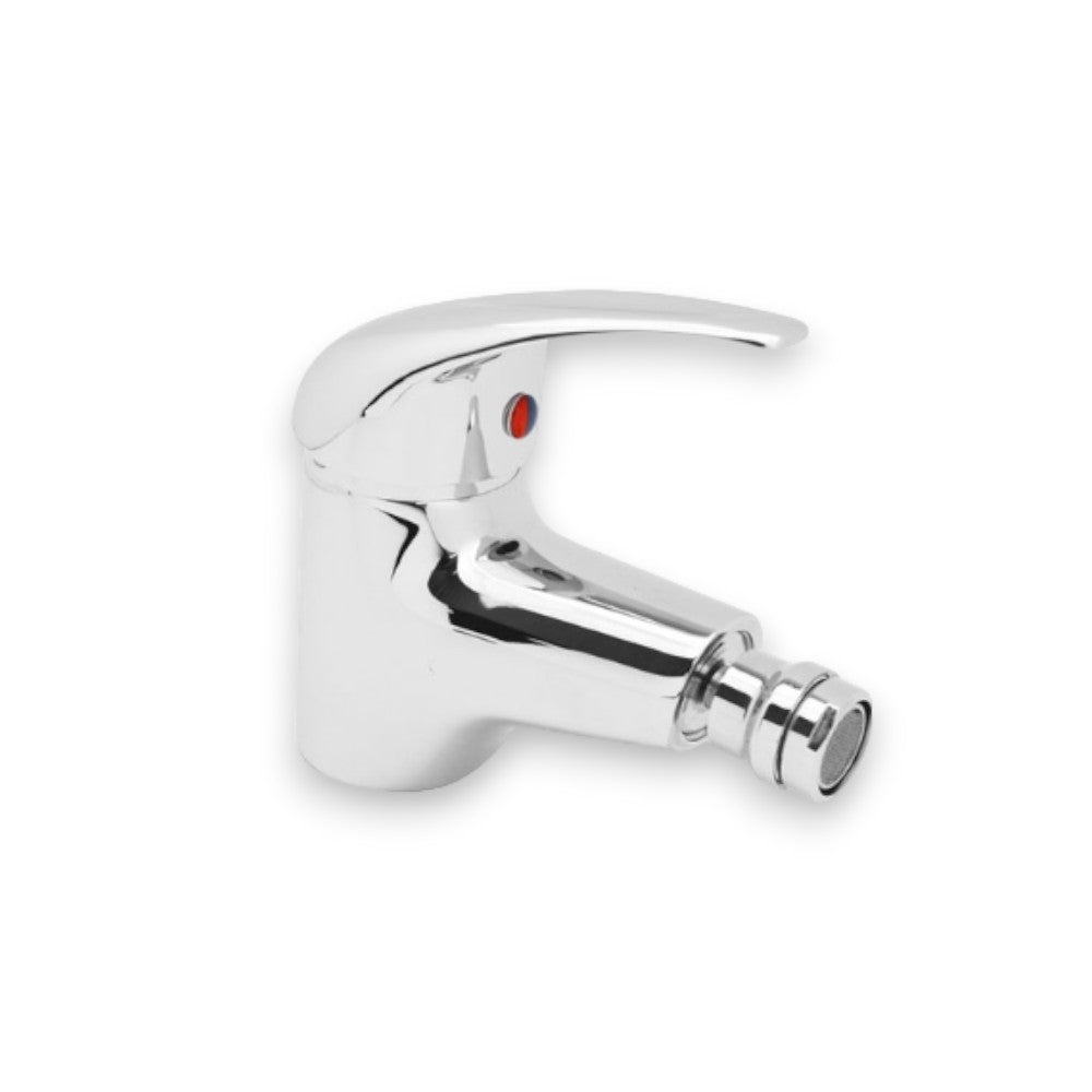 Mitigeur de bidet monocommande en laiton chromé Ø 40 mm