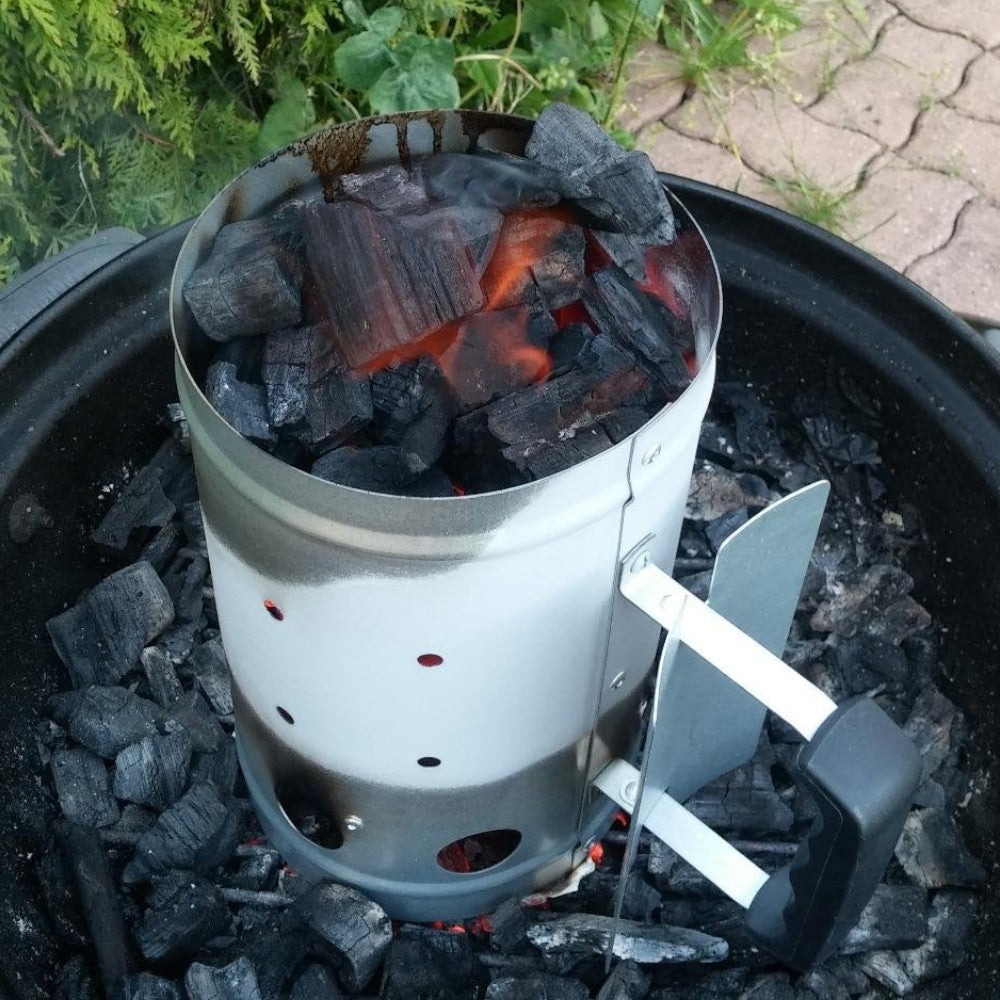 Allume charbon de démarrage pour barbecues au charbon de bois 26x16xH27 cm