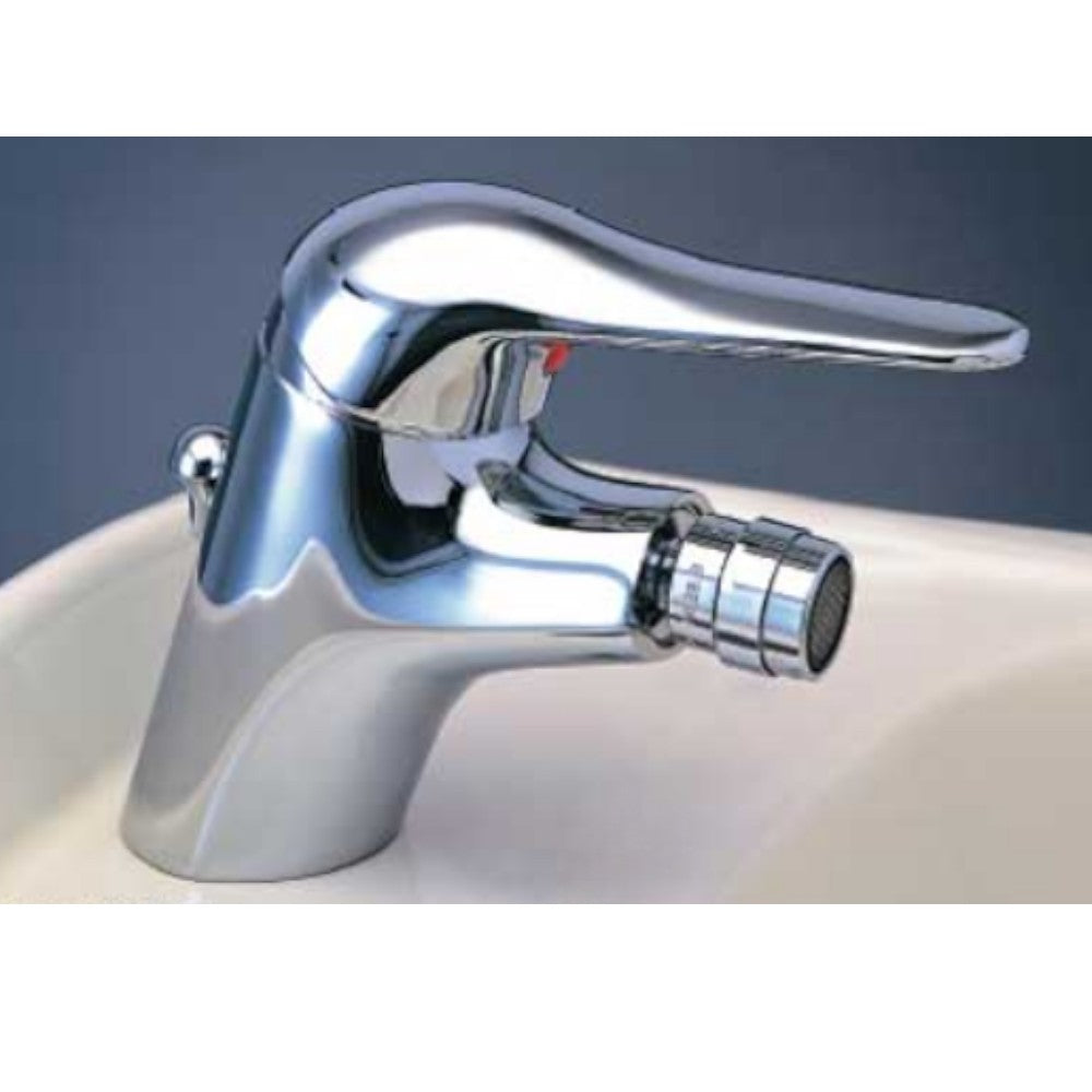 Mitigeur de bidet monocommande en laiton chromé Ø 40 mm