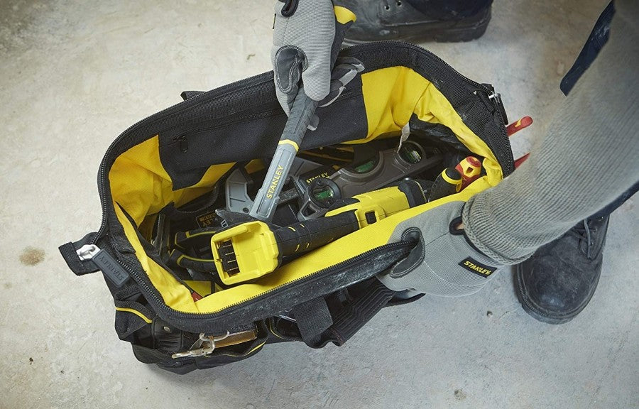 Sac à bandoulière professionnel confortable STANLEY pour outils et petites pièces 
