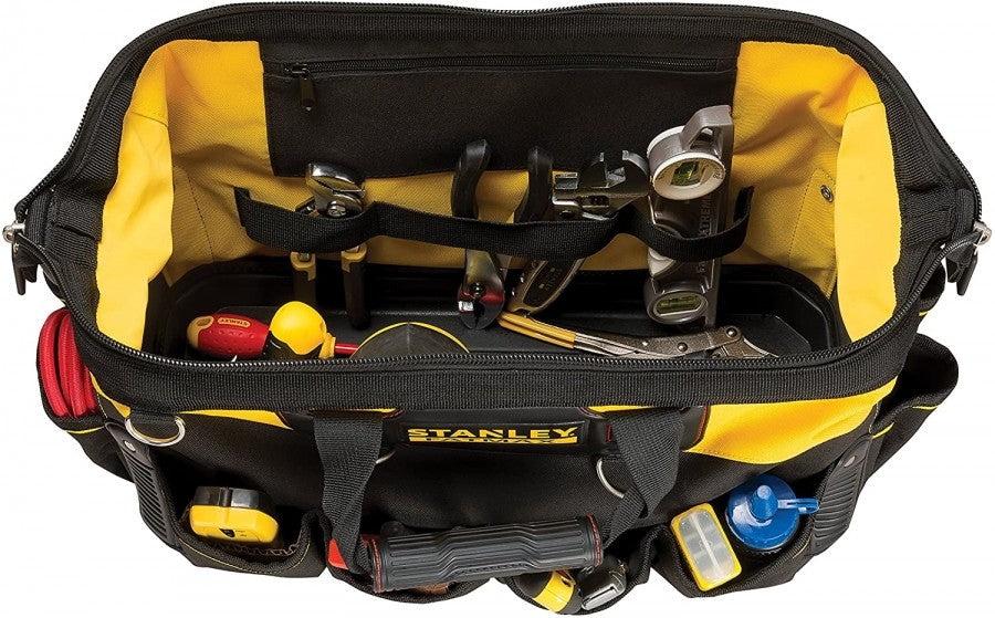 Sac à bandoulière professionnel confortable STANLEY pour outils et petites pièces 