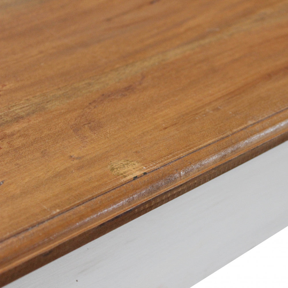 Tavolo fisso rettangolare in legno di mogano 200x100xH77 cm Rupert