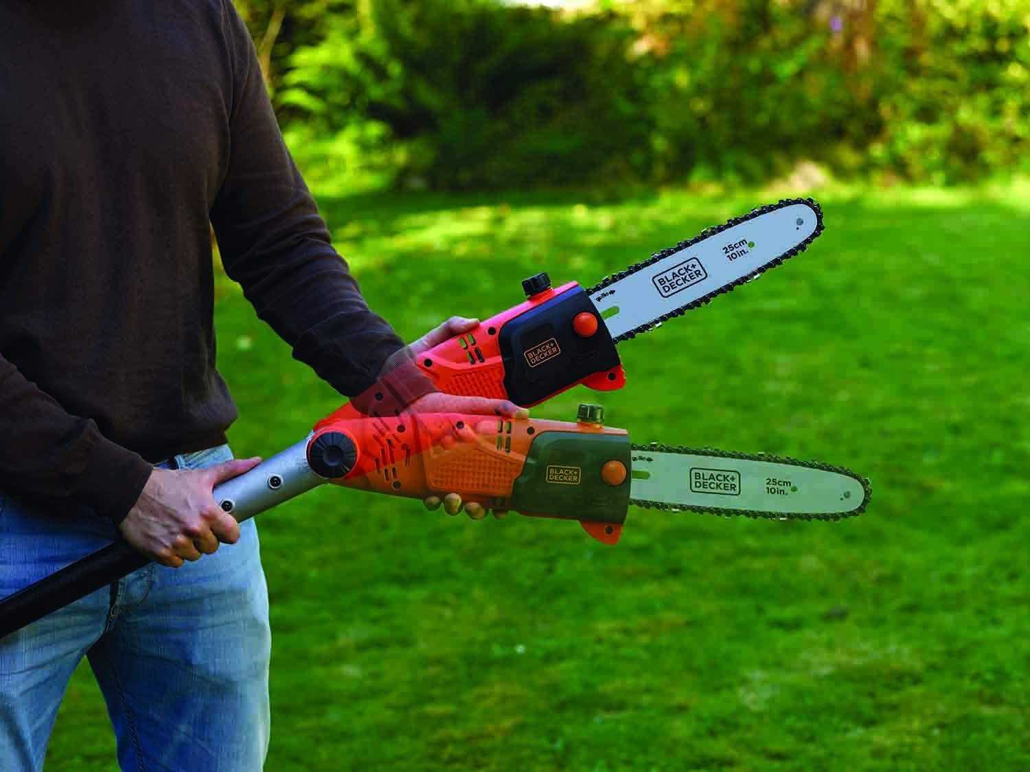Sega potatrice elettrica con asta telescopica da pota 800W B+D PS7525