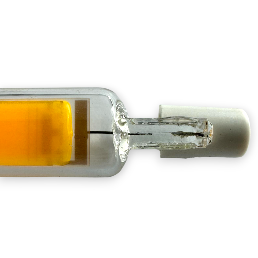 Ampoule LED linéaire 8W h118 mm 3000K lumière chaude R7S Zafir Beghelli