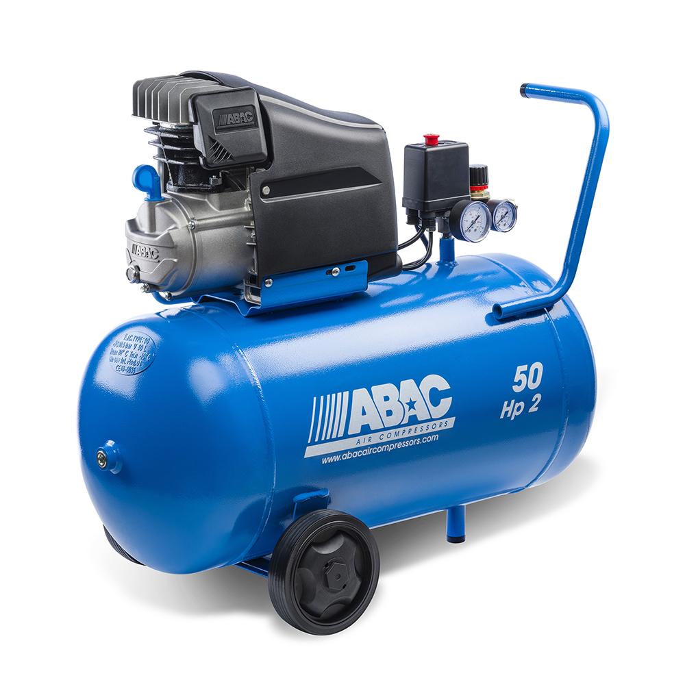 Compresseur coaxial à roues Line abac 50 lt 2HP