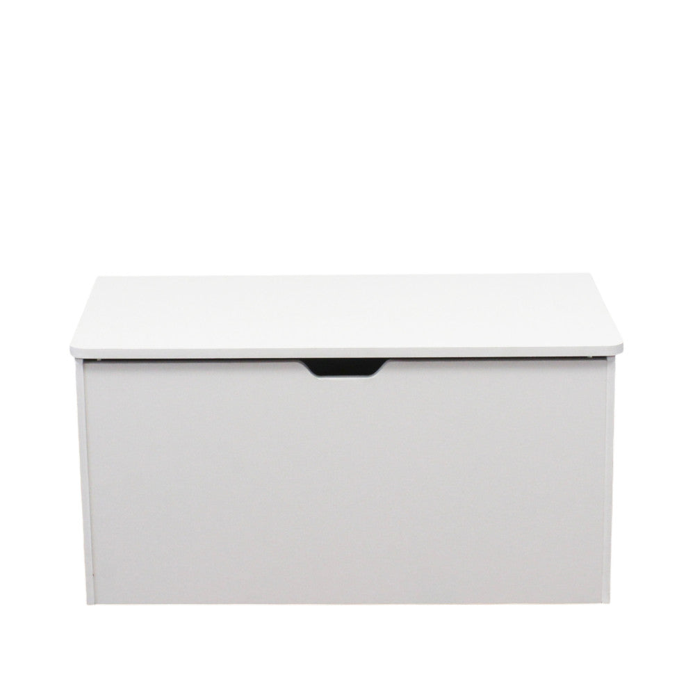 Baule contenitore in legno truciolato nobilitato bianco 78x38x40 cm Braddy