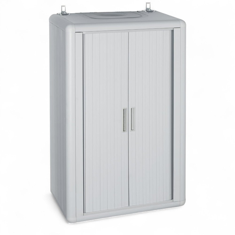 Armoire de couverture de chaudière avec ouverture de volet blanc à enroulement facile de l'Himalaya