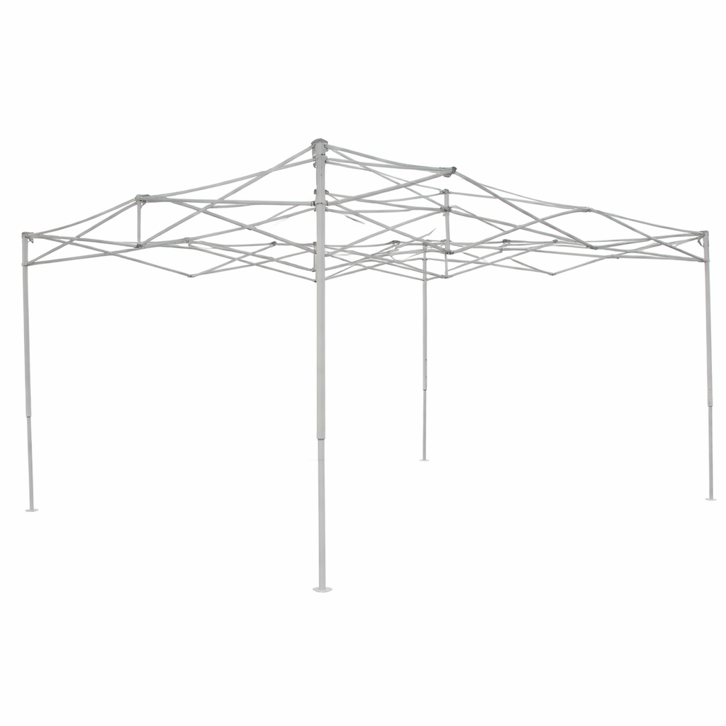 Tonnelle de jardin 3x4,5 m en acier et polyester vert Lavinia