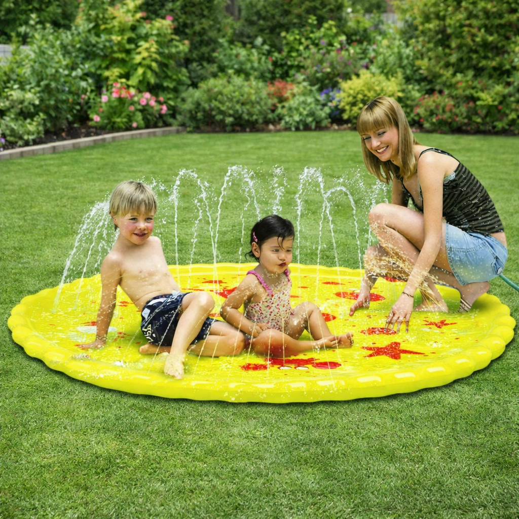Coquille Gonflable Pulvérise d'Eau - 200x158 cm