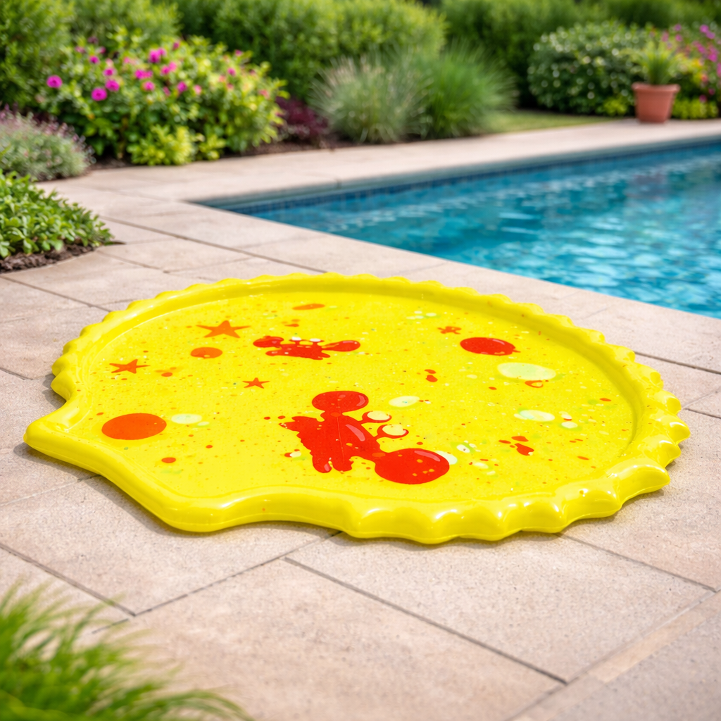 Coquille Gonflable Pulvérise d'Eau - 200x158 cm