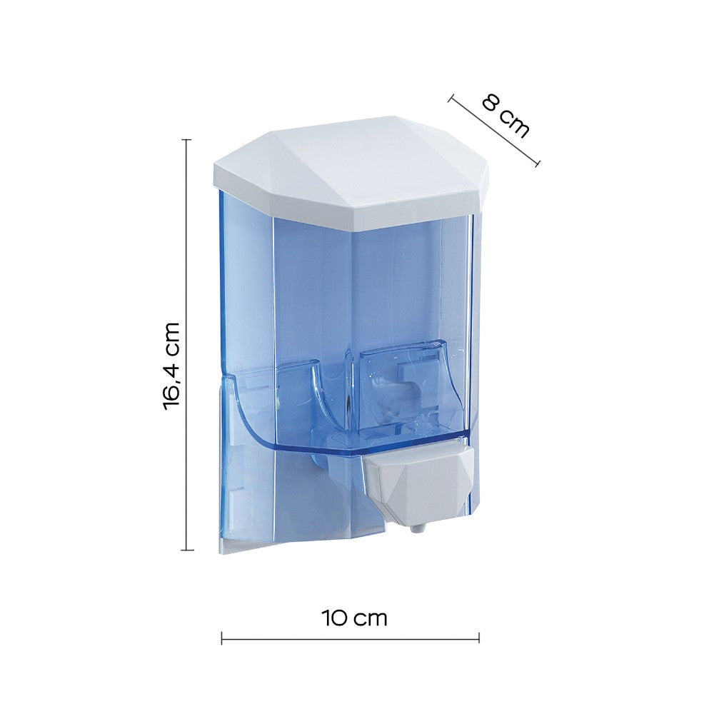 Distributeur de savon liquide en résine 450 ml pour salle de bain