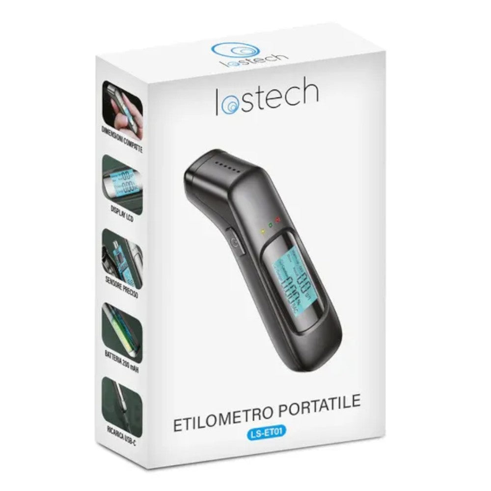 Etilometro elettronico portatile misuratore per livello di alcol LS-ET01