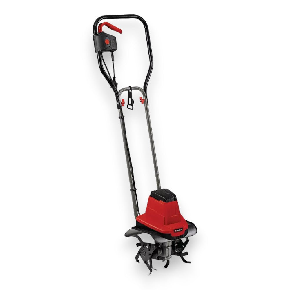 Bineuse électrique 750W avec 4 couteaux et cutter de 30 cm pour jardin