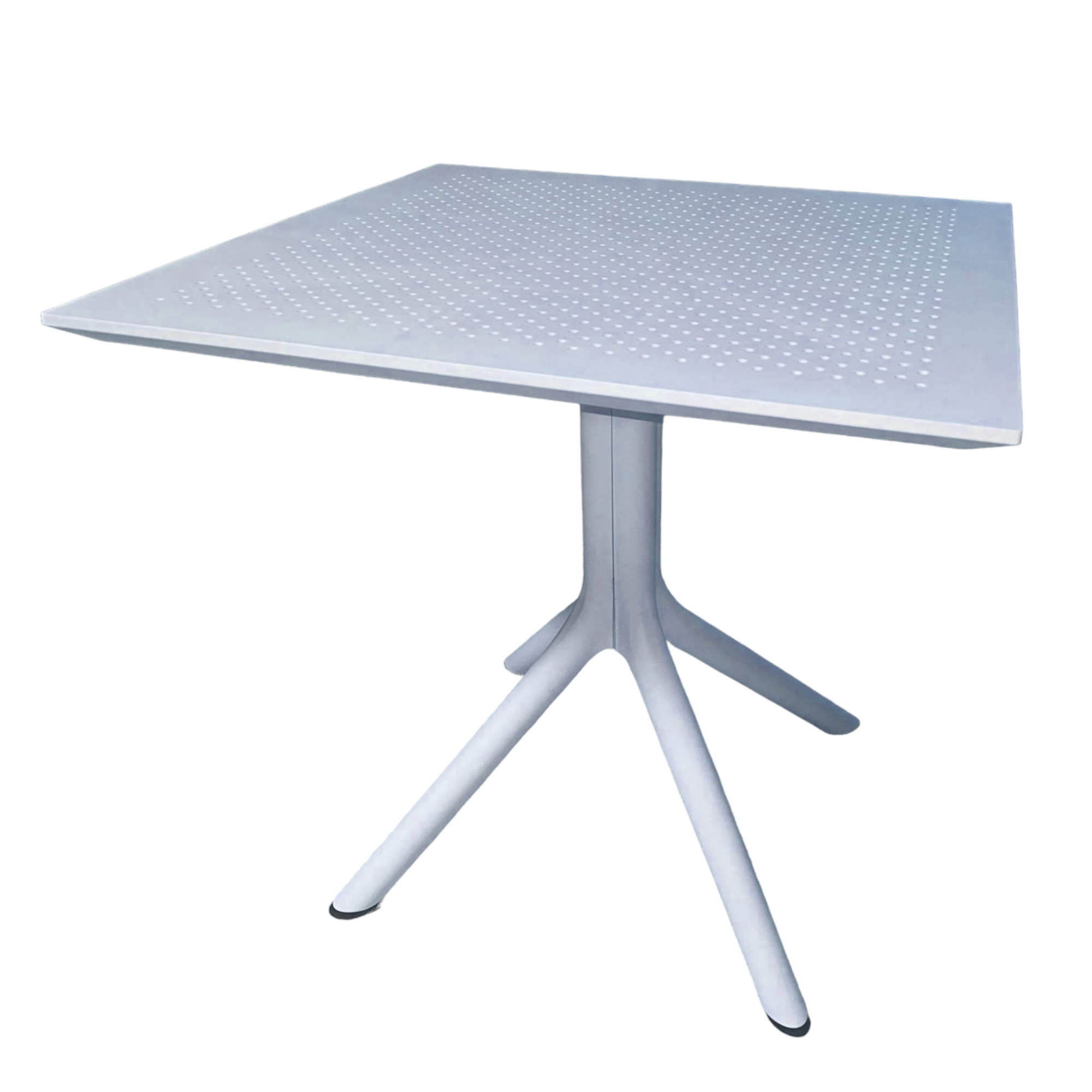 Table carrée 80x80 cm en polypropylène résistant pour jardin extérieur pour bars et restaurants Brooklyn