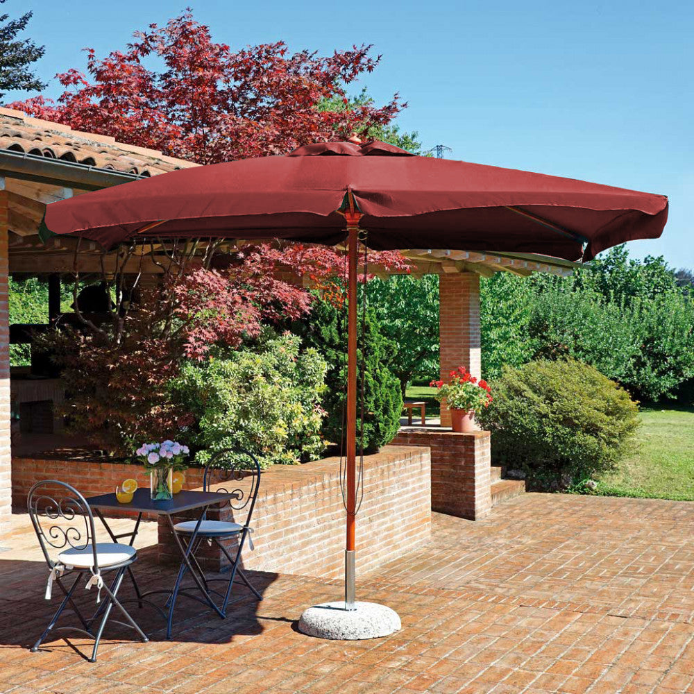 Ombrellone da giardino 3x4 mt con palo centrale Volans