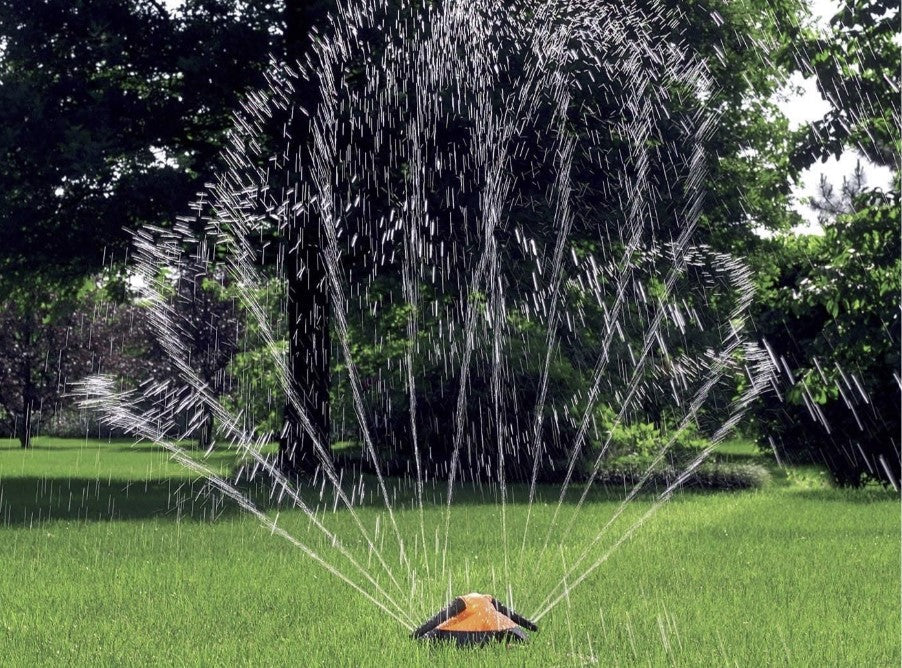 Idrospray 2000 8675 Arroseur à jet d'eau Claber avec pulvérisateur à deux bras rotatifs 