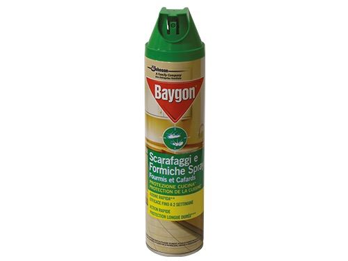 Spray insecticide à action rapide et longue durée pour blattes et fourmis 400 ml Baygon
