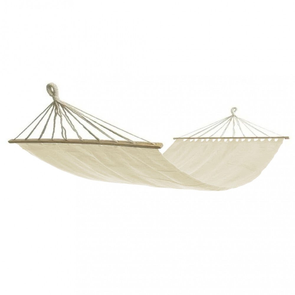 Grand hamac 200x150 cm avec housse en coton Cami résistant