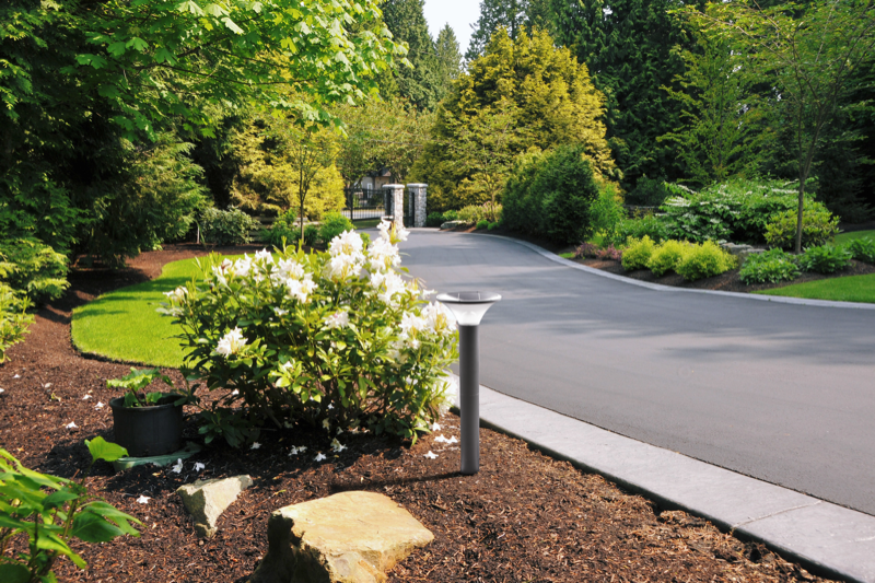 Feu de signalisation LED en aluminium avec charge solaire et allumage automatique 2W Sunny 
