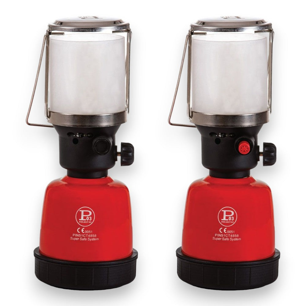 Lampe à gaz de camping en métal avec allumage piézoélectrique