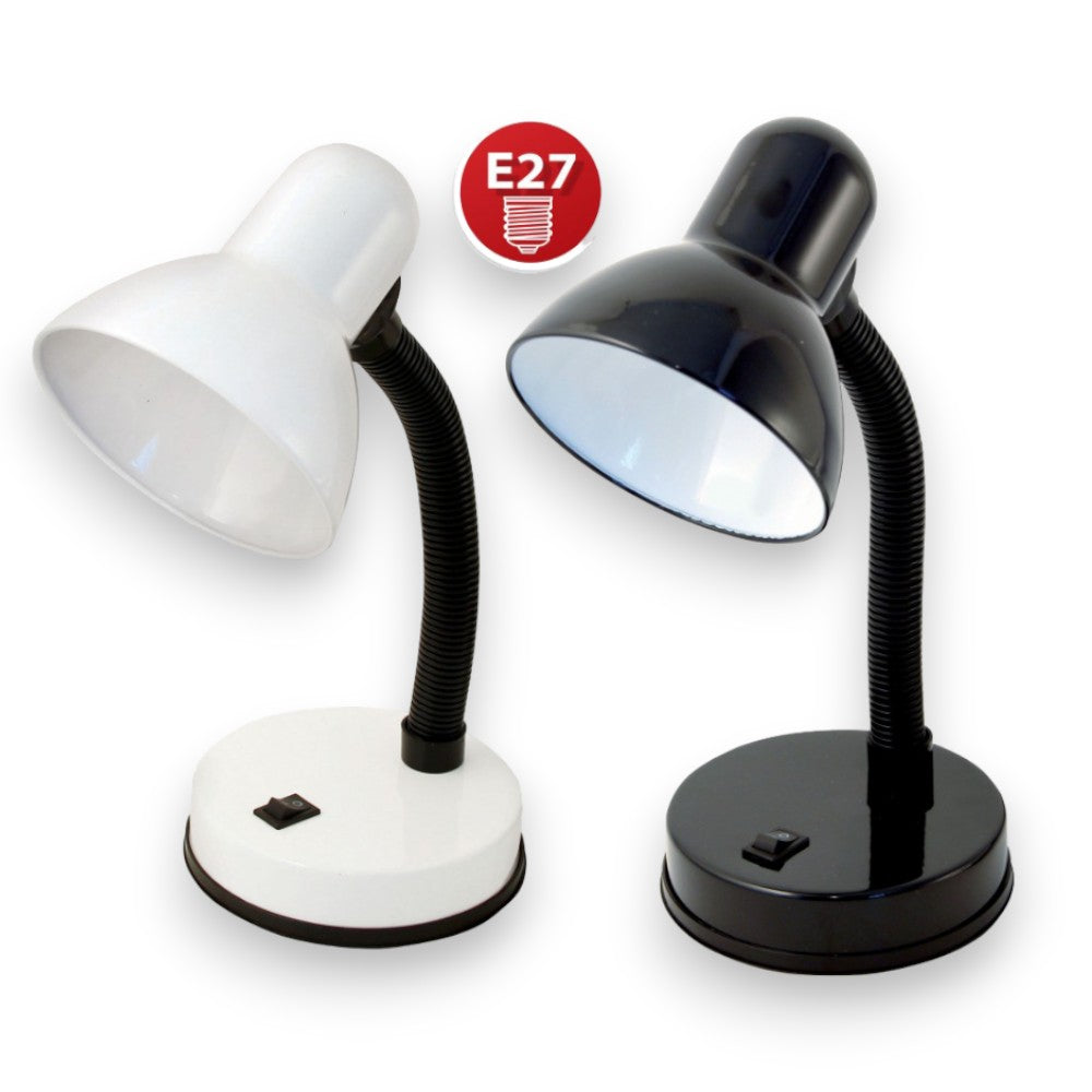Lampe de table de bureau max 40W complète avec bras de câble et interrupteur